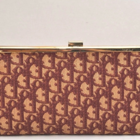 Dior Tan and Brown Monogram Clutch - Picture 3 of 8